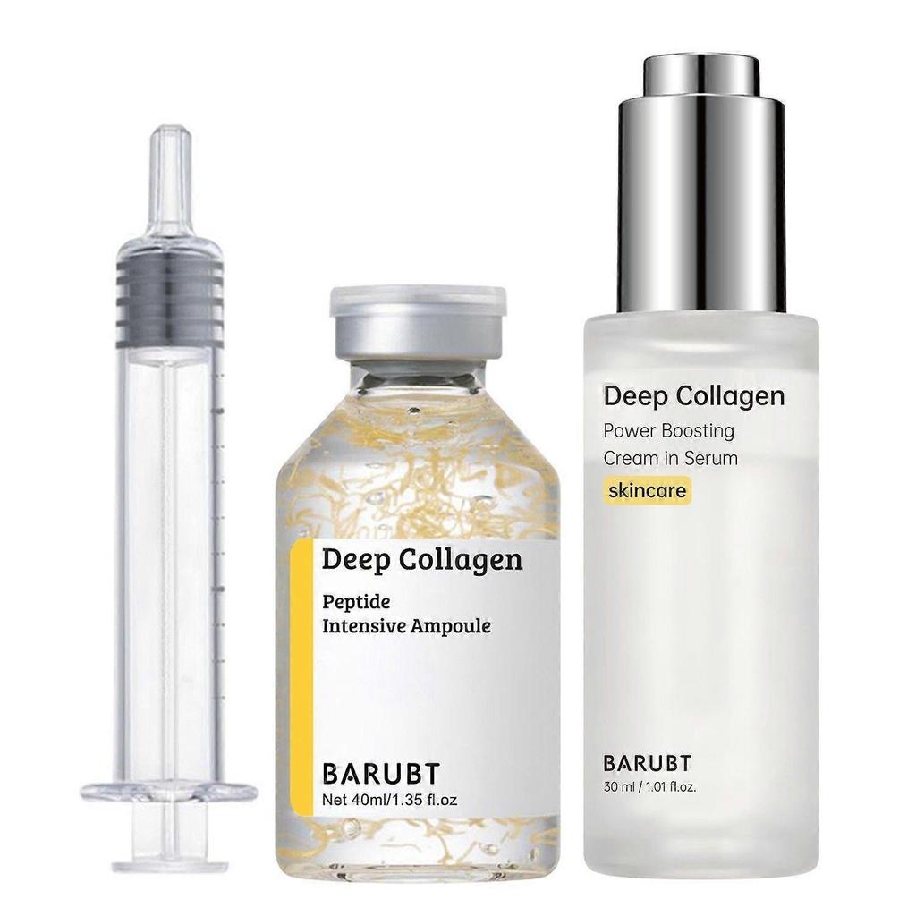 Fiala Intensa con Peptidi di Collagene, Siero Viso Anti-Età da 40ml con Collagene Solubile, Skincare Idratante Rassodante Illuminante per Tutti i Tipi di Pelle