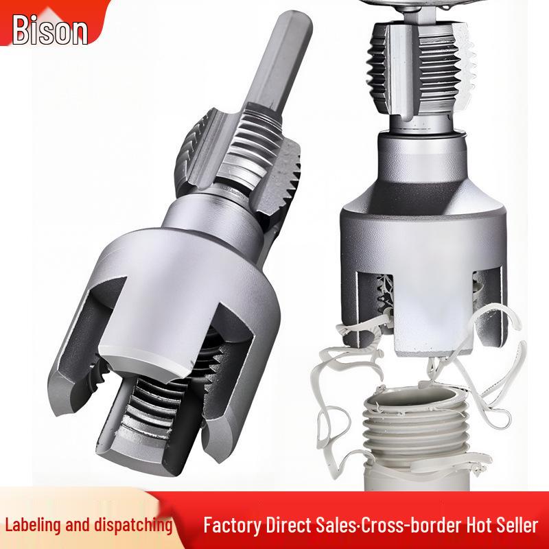 Integrated Pipe Threader Tool for PPR Water Pipes - Internal and External Threading, 4 & 6 Point Tappings