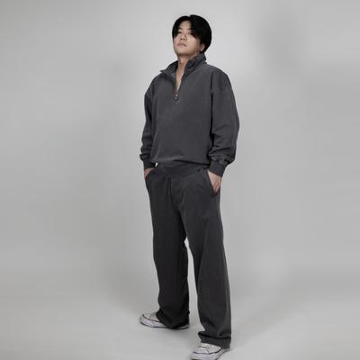 AKIA Wide Sweatpants - Pigment Dyeing [ Charcoal ]