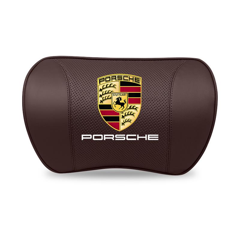 Supporti per Sedili Auto Cuscino Lombare Poggiatesta Cuscino Lombare Per Porsche Panamera Taycan 911 718 Macan Cayenne Boxster Cayman 918