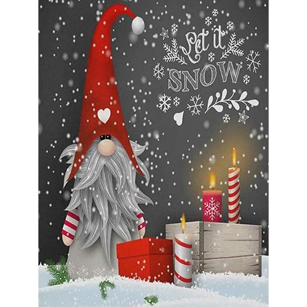 5D-Diamant-Malerei-Set zum Selbermachen, Weihnachtsmann, Kunst, Diamant-Stickerei, Strass-Dekorationen für Zuhause