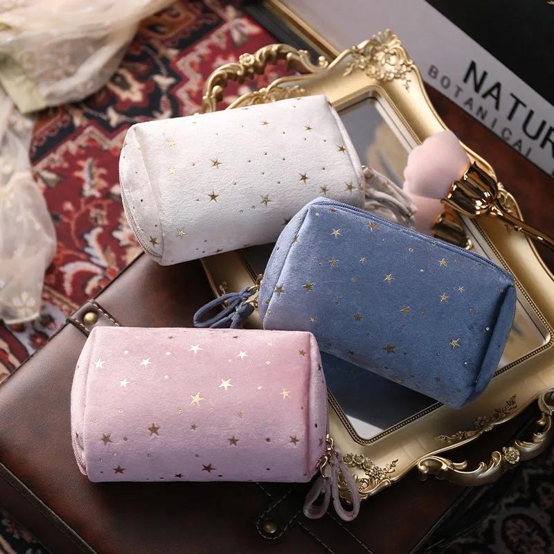 Makeup Bag Organizer Soft  Lipstick Storage Bag Women Toiletry Beauty Make Up Case Pouch Portable Cosmetic Bag