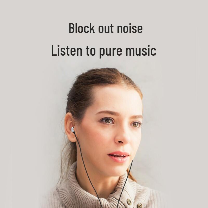 Newmine JK12 Metal In-ear Wired Earphones with Mic