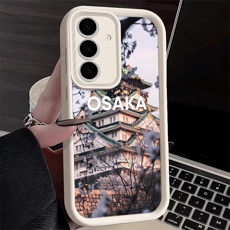 Osaka Tokyo Japan Scenery Soft Phone Case for Samsung Galaxy A17 A16 A26 A36 A56 A15 A25 A35 A55 A14 A24 A34 A54 A13 A23 A33 A53