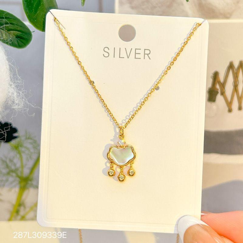 

S925 серебро кулон с защитным замком, ожерелье, цепочка на ключицу для девочек, чтобы подарить подруге подарки