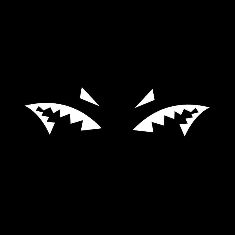 New Fashion Shark Mouth Reflective Stickers Car Antenna Shark Fin Vinyl Decals Sticker Car Decoration Accessories