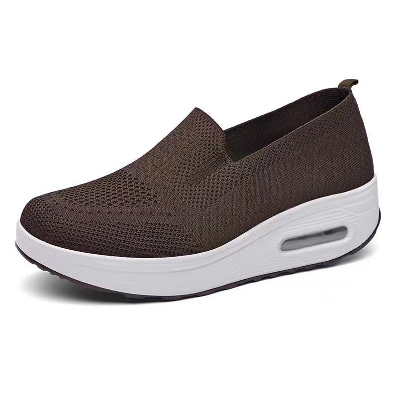 Changfeng Shoes Industry Shu Shoes Women's Summer New Lazy Shoes Platform Rocking Shoes Large Size Casual Shoes Mom Shoes