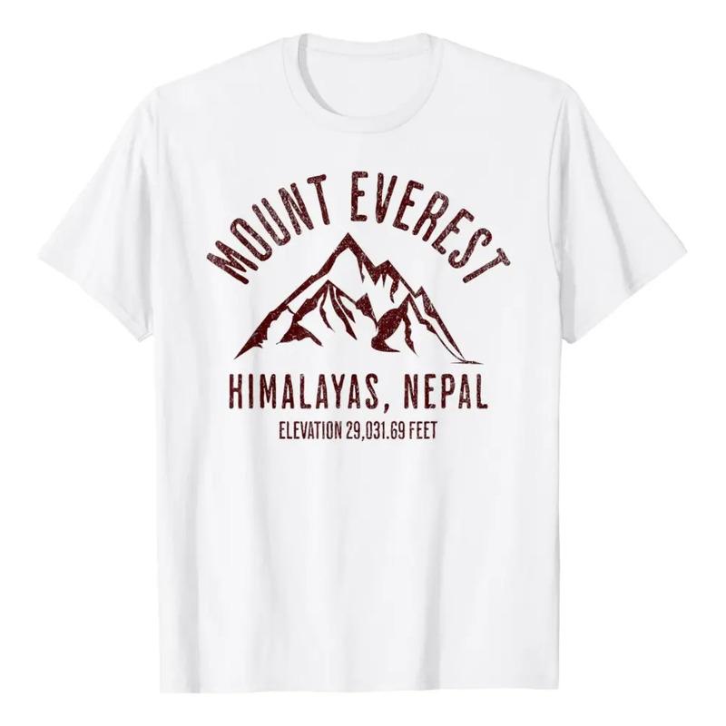 Camiseta De Escalada Do Monte Everest, Himalaia E Nepal (1) S