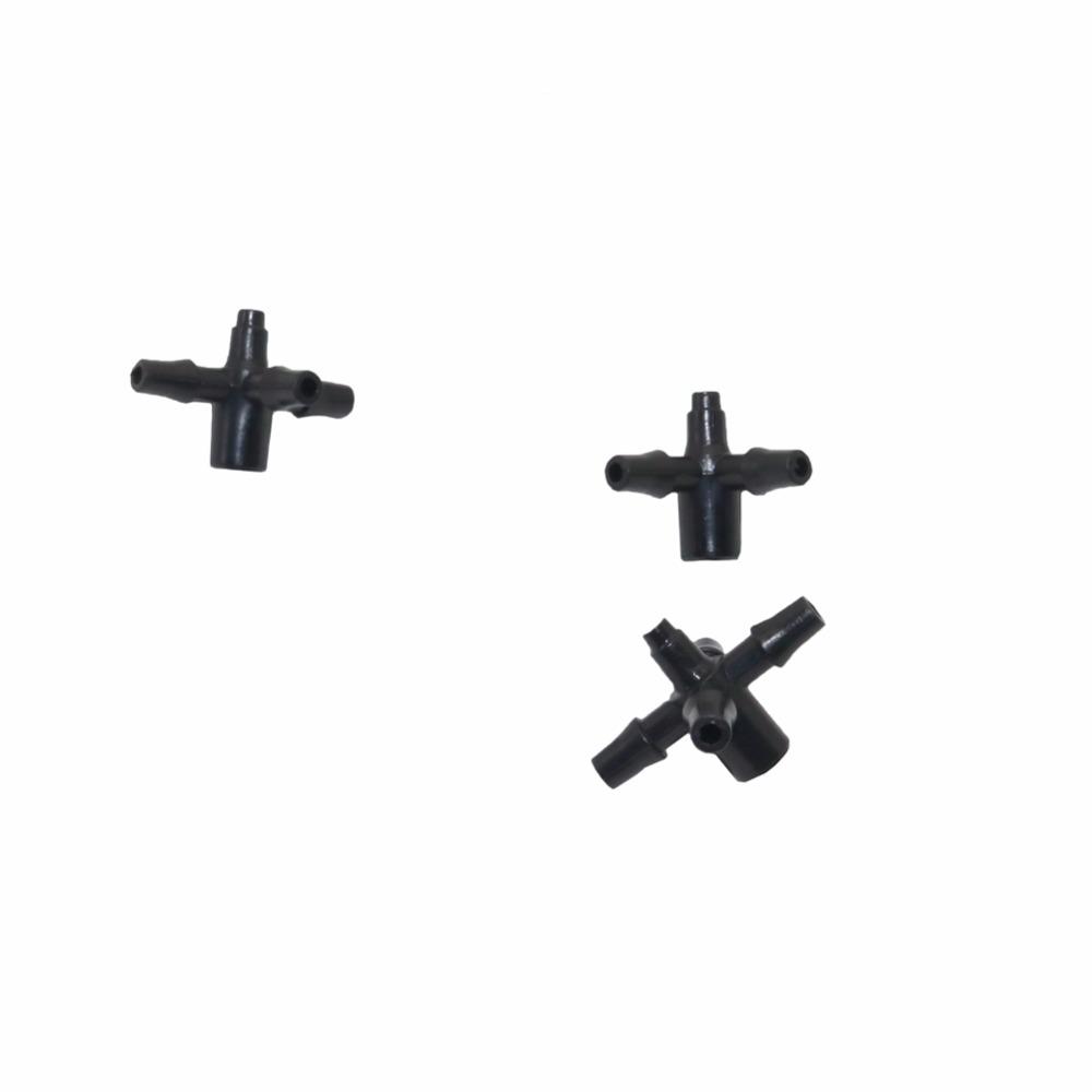 50 pcs Five-way hose Splitters Interfaces With Multiple Joint Cross-connector Garden Hose Nozzle Connection Garden Hose Fittings