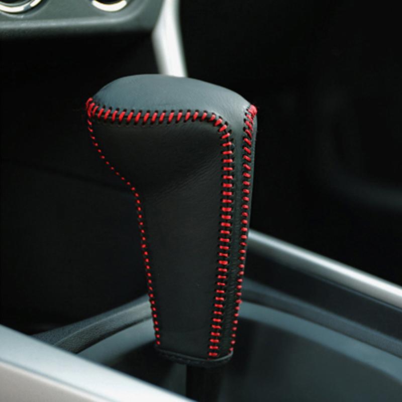 My Good Car Gear Shifter Handle Sewing Sleeve Hand Brake Sleeve Hand Sewing Gear Cover for Citroen C3-xr