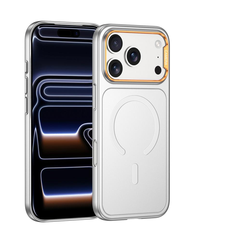 For iPhone 17 Pro Max For Magsafe Magnetic Ultra Thin Phone Case For iPhone Air Wireless Charging Electroplating Protect Cover