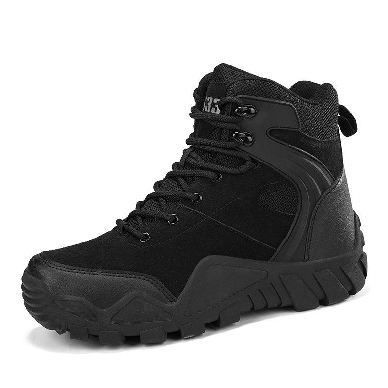 Men’s Tactical Hiking & Mountaineering Boots - Durable, Breathable, Large Size