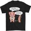Bacon Sou Seu Pai Divertido Comida Dieta Camiseta 100% Algodão - Camiseta Gráfica de Algodão de Verão Masculina