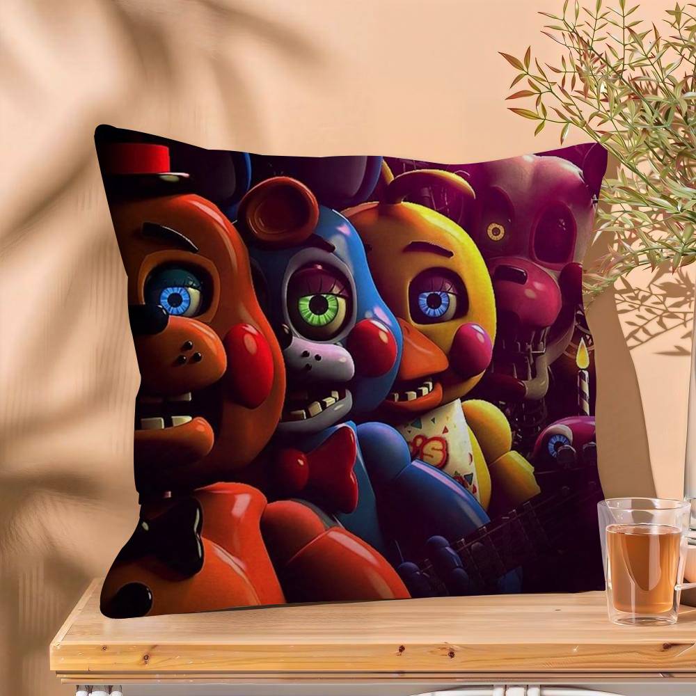 Fnaf Five-nights-At-Freddys Cushion Cover Pillowcase Upholstery Sofa Throw Pillow Home Decor Pillowcas