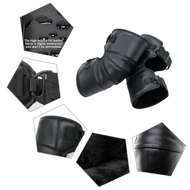 Uniwersalne zimowe motocyklowe ciepłe ochraniacze kolan Zimowe motocyklowe ochraniacze kolan Ciepłe termiczne Electrombile Ochraniacze kolan