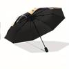 Automatic Folding Umbrella Playing Card Suits with a Diamond Grid Design. Portable Collapsible Design, Casual Outdoor Accessor