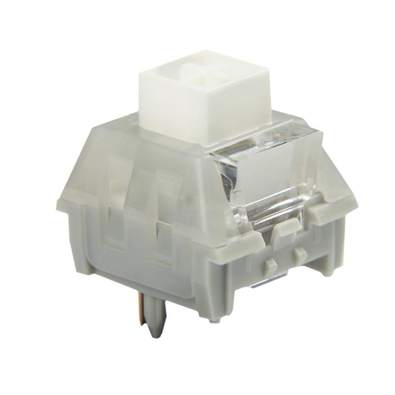 Kailh Box White Owl Switch 5Pins Clicky Tactile Mechanical Keyboard 60gf Short Spring RGB SMD Factory Lubed  For Gaming Player
