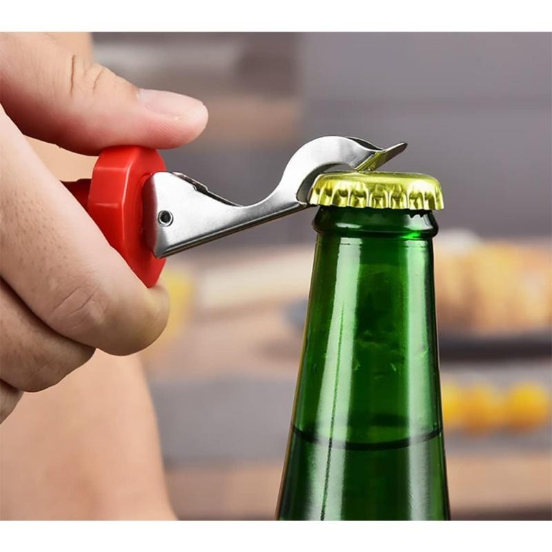 4Pcs Silicone Wine Stoppers Manual Press Vacuum Wine Bottle Caps Airtight Leak-Proof Sealer Plug For Wine Bottles