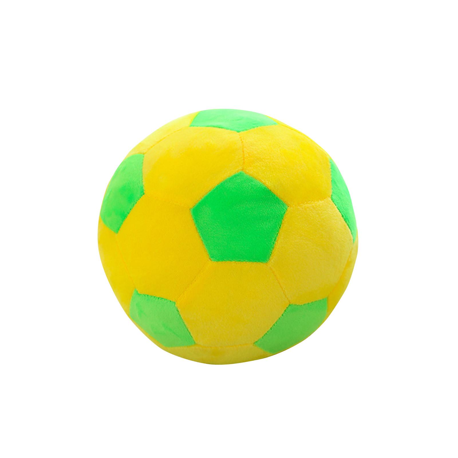 

Креативна футбольна подушка, подушка, велика сферична плюшева іграшка, футбольний пам ятний дитячий подарунок One Size жовтий