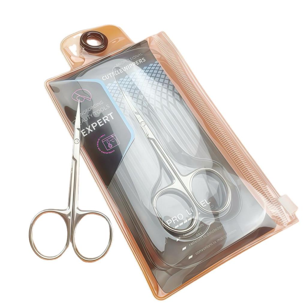 Russian-Style Stainless Steel Cuticle Nipper S1-PRO, Small Curved Blade, Professional Grade for Precision Nail Art and Dead Skin Removal