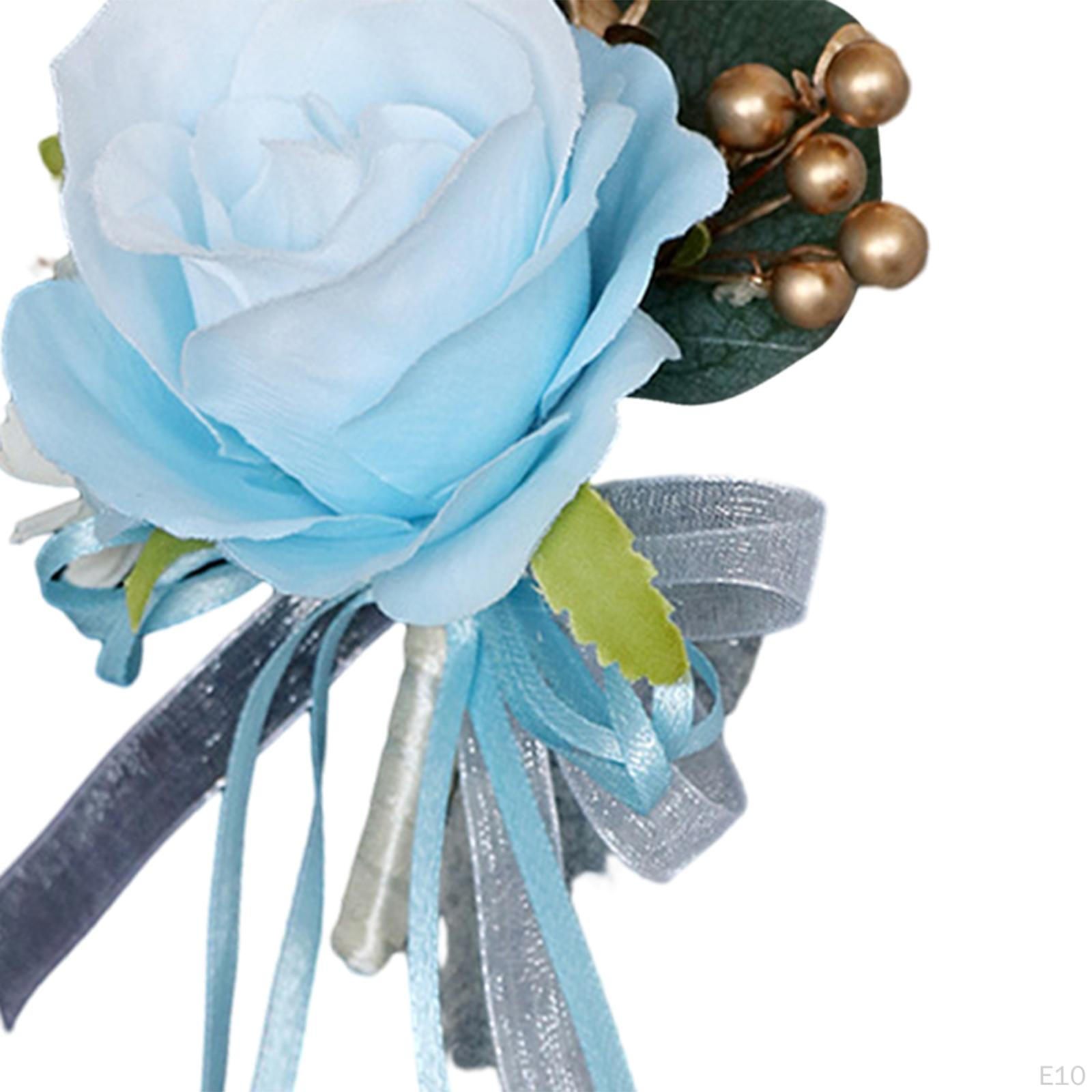 Свадебная бутоньерка — фото 7