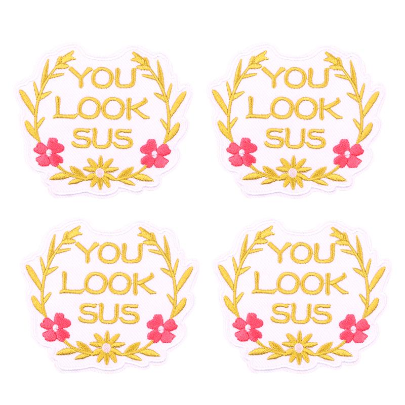 5pcs Wholesale Cartoon Jesus Embroidered For Clothes Iron On Patches For Clothing Hats Backpack Jackets Sew Embroidery Badges