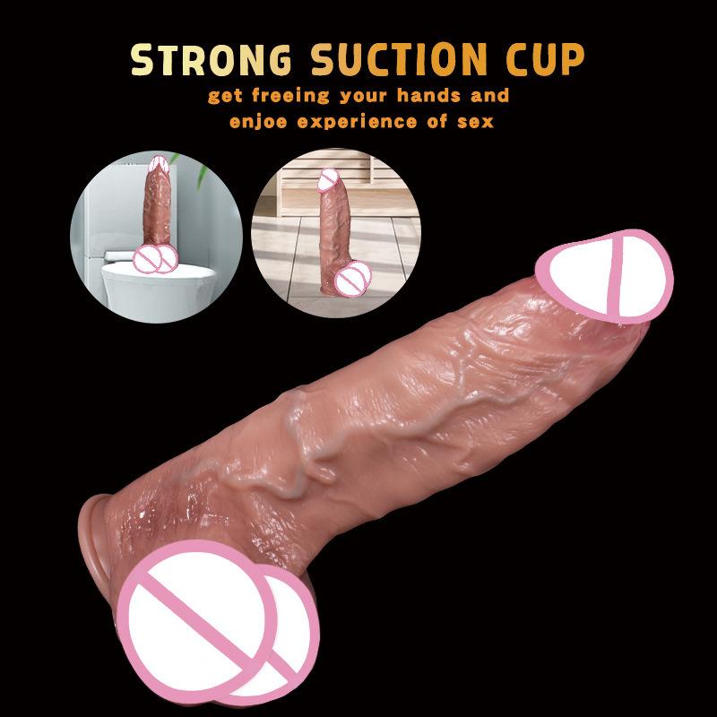 Ultra Large Size Sex Toy  Liquid Silicone Simulation Penis  Large Anal Plug Adult Sex Product