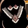 SKEDS New Arrival Bohemian Style Women Luxury Rhinestone Necklaces Earrings Trendy Lady Travel Party Jewelry Accessories Gift