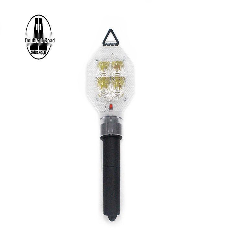 LED Cat Eye Construction Warning Strobe Light No