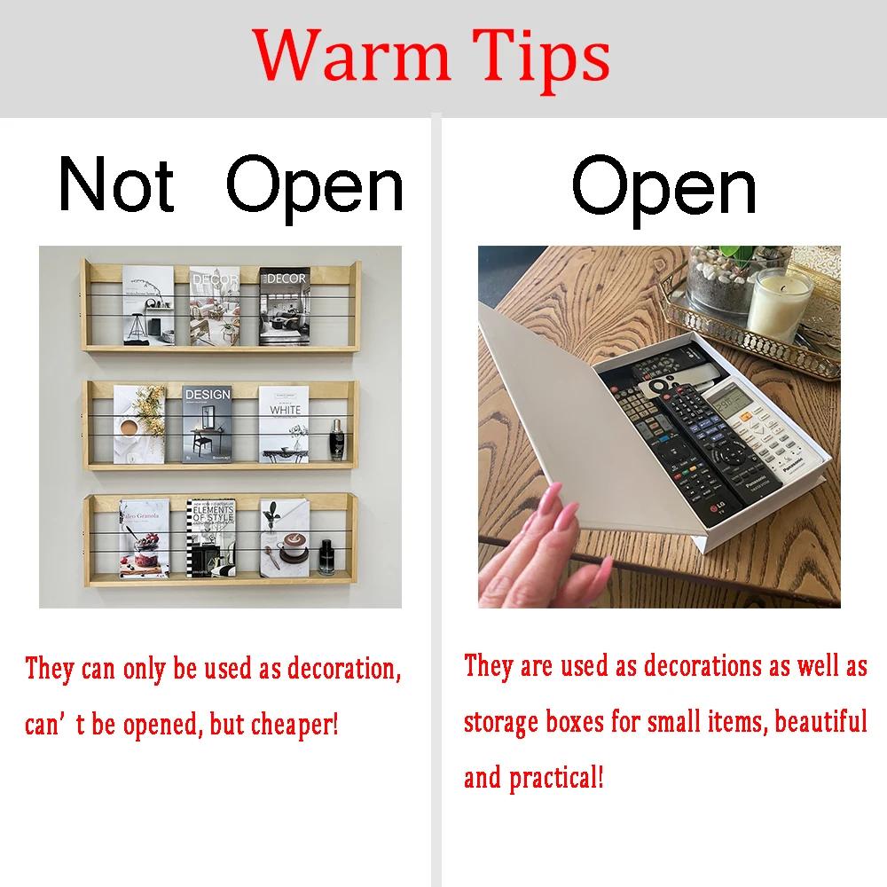 New York Paris London Series Luxury Fake Book Decoration Remote Control Storage Box Fashion Coffee Table Decoration Accessories
