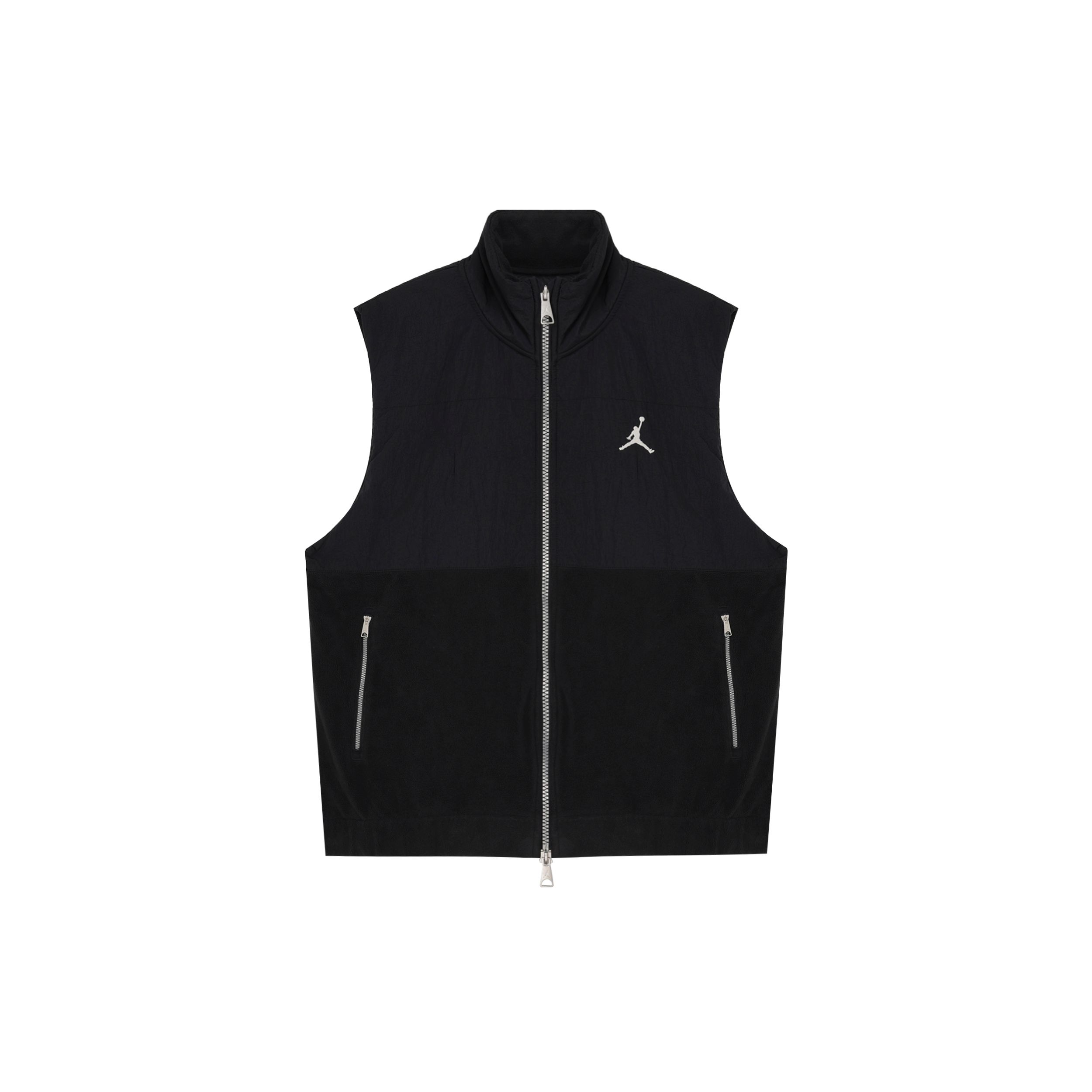 

Jordan Essentials Однотонный жилет на молнии с воротником-стойкой Мужская верхняя одежда Черный FD8629-010 XXL