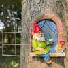 1 Pcs Custom Resin Funny Drunk Dwarf Garden Gnome Statues Decoration Creative Tree Decor Statue Resin Sculpture Gnome Doll Mold