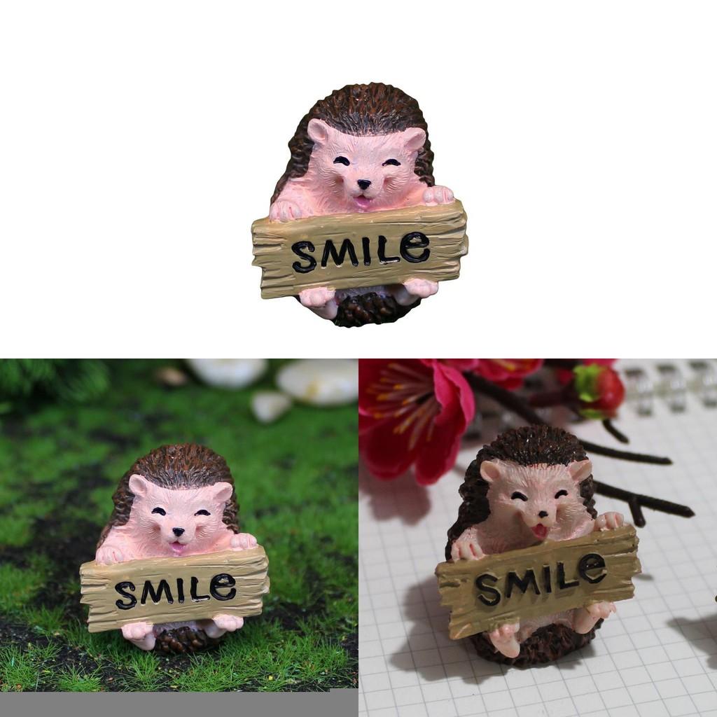 Hedgehog Resin Desk Decoration With Ecofriendly Finish For Home And Use Gift