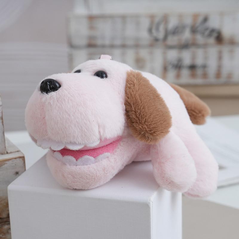 Puppy Wagging Tail Soft Plush Toy Pp Cotton Puppy Keychain For Room Kids
