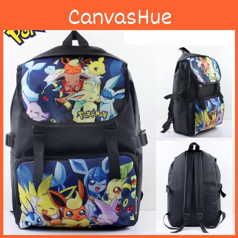 Children Pikachu Pokmon School Backpack Oxford Fabric Elementary Students Bag