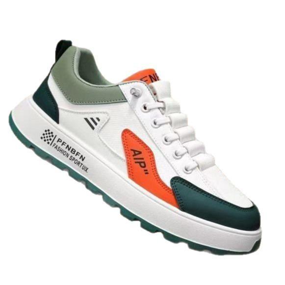 Sportschuhe Herren Dicke Sohle Sportschuhe Designer Mode Lässig Faserleder Atmungsaktiv Erhöhend Flache Dicke Sohle Schuhe