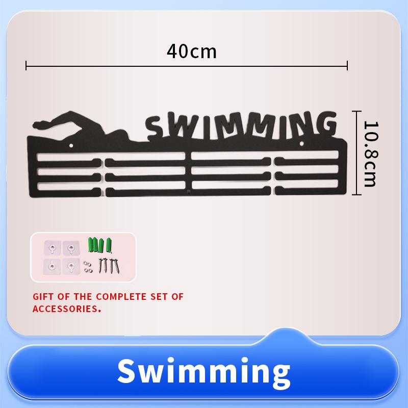 Factory Direct Custom Large Wall Hanger Metal Medal Display Rack for Bulk Medals & Awards Storage
