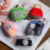 Adorable Creative Plush Little Eyes Tv Phone Charm Keychain Soft Doll Accessory