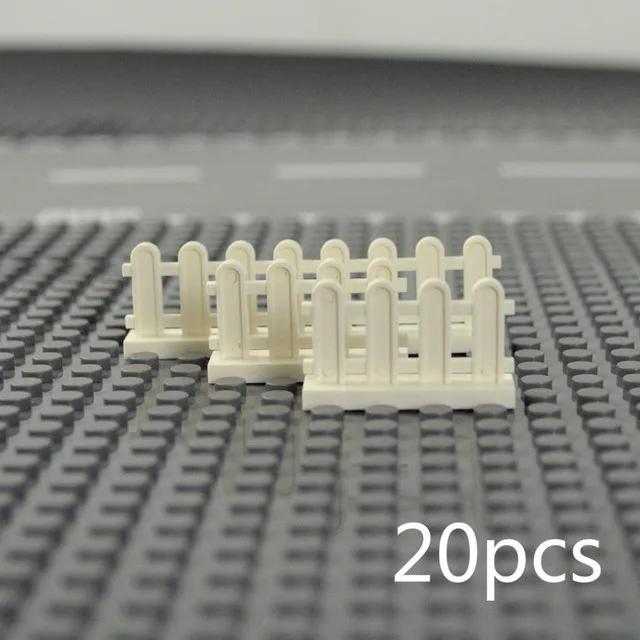 DIY Zubehör Stadt Freunde Haus MOC Teile Zaun Treppen Leiter Tor Bausteine Tür Fenster Figuren Garten Leduo Ziegel