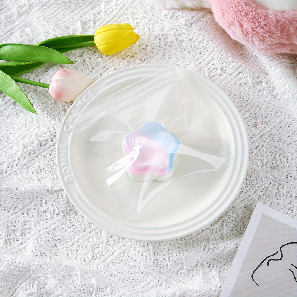 Gradient Star Squishy Fidget Toy Stress Relief Soft Jelly Squeeze Sensory Decompression Toy Kids Party Holiday Gift