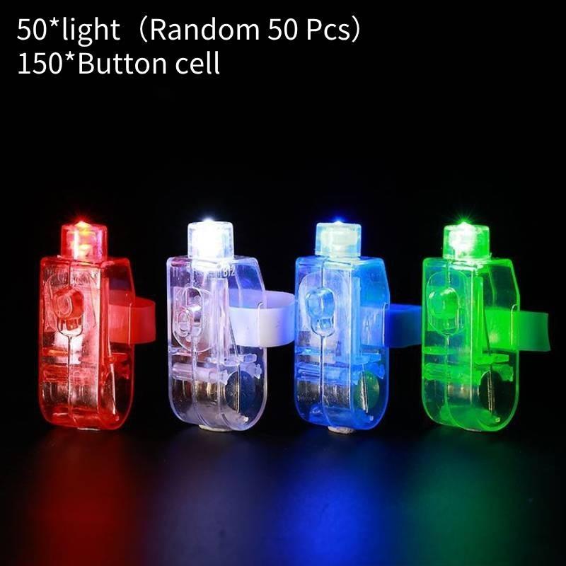 

Кольцо с подсветкой на палец Лазерный светодиод Рейв Вечеринка Сувениры Светящиеся лучи Лазерные огни Реквизит 50 Pcs
