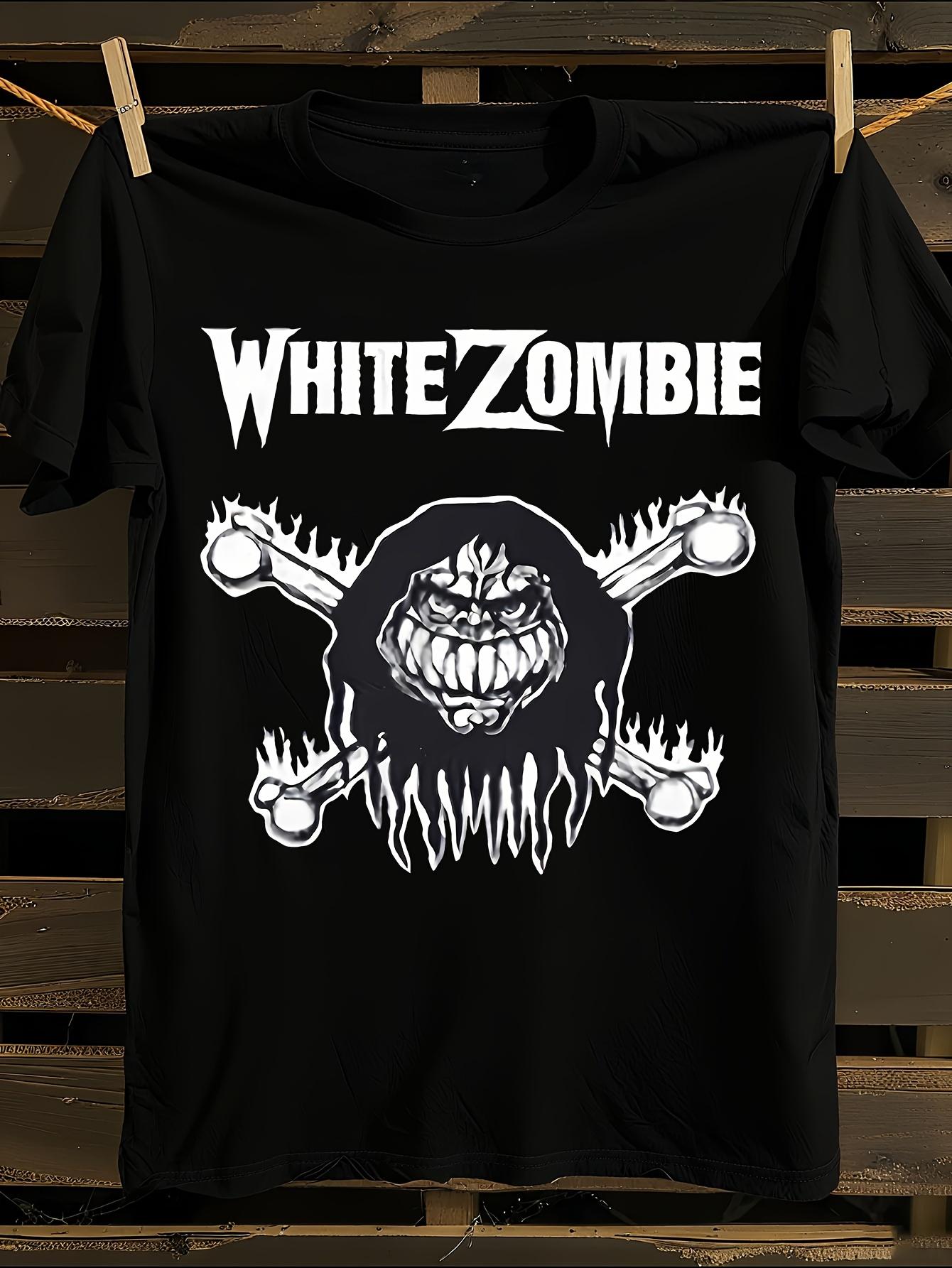 s White Zombie Make Them Die Logo T-shirt S