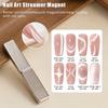Super Strong Thick Strip Magnet Cat Eye Magnet For Nail Gel Polish 3D Line Strip Effect French Multi-Function Magnet Pen Tools