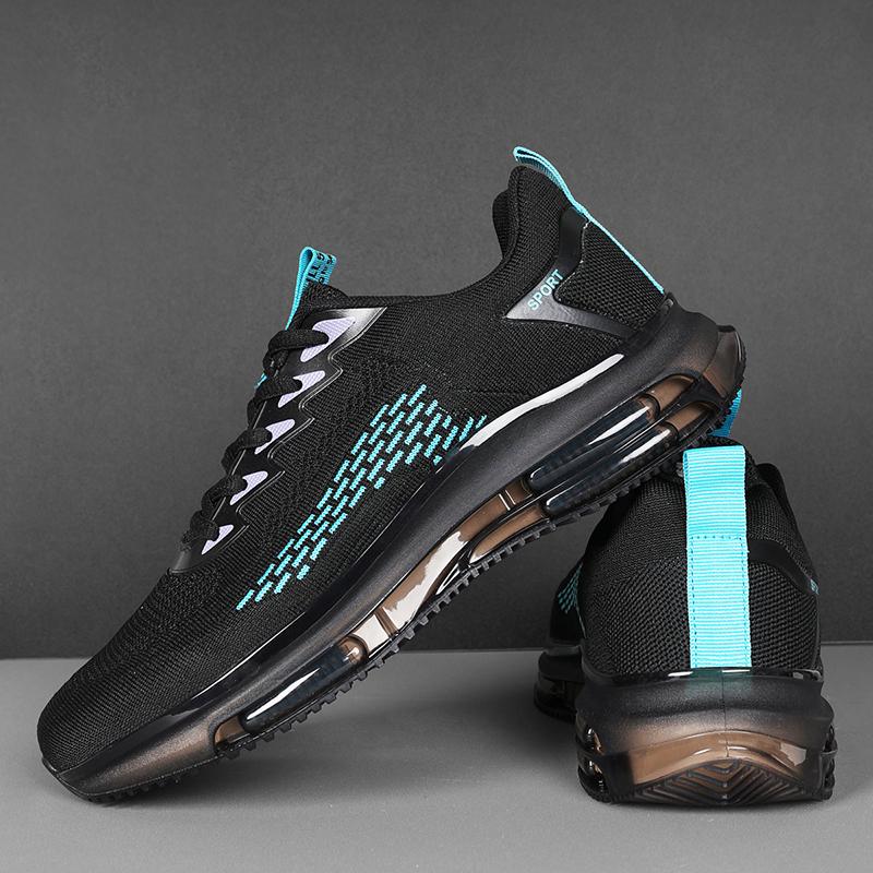 2024 Freizeitschuhe Herren Tennis Dicke Sohle Plateau Netz Atmungsaktiv Herren Sport Outdoor Trend Laufschuhe Schuhwerk für Herren