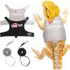 2 Pack Bearded Dragon Harness and Leash Set, Escape Proof Adjustable Lizard Reptiles Harness Cute Lizard Reptile Small Animal Harness Clothes with