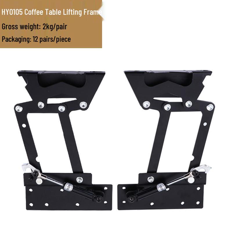 Hydraulic Lift & Fold Coffee Table Hinge - Multifunctional Furniture Hardware Support.