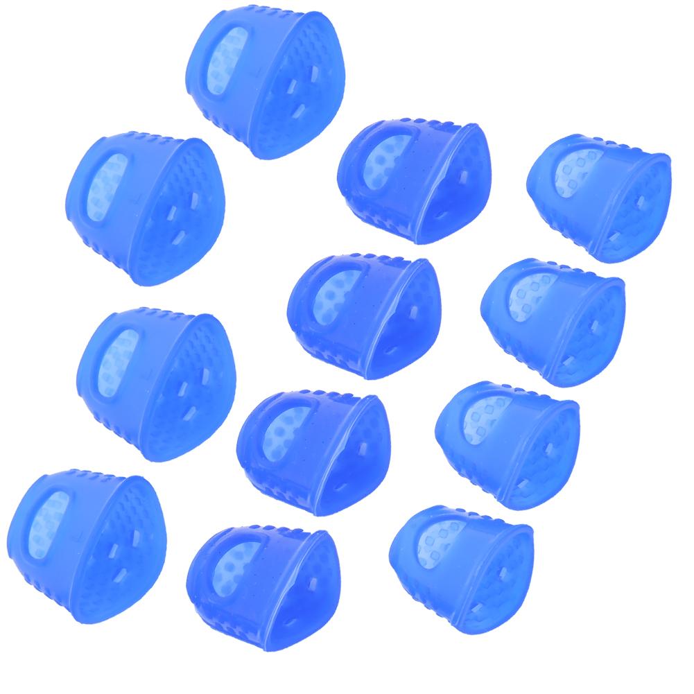 12Pcs Guitar Finger   Cover Silicone Fingertip Guards  or String Instrument Accessory