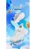Astro Boy Children's Mesh Running Shoes - White Solid Color, Summer Sports Shoes with Rotary Buckle for Boys