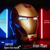 Iron Man 1:1 Wearable Jarvis Helmet - Electric Transforming Mask Toy for Kids
