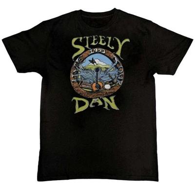 WYPRZEDAŻ Rzadka Koszulka Unisex z Graficznym Nadrukiem Zespołu Steely Dan z 1993 roku S M L XL 2 3 4 XL Koszulka Unisex